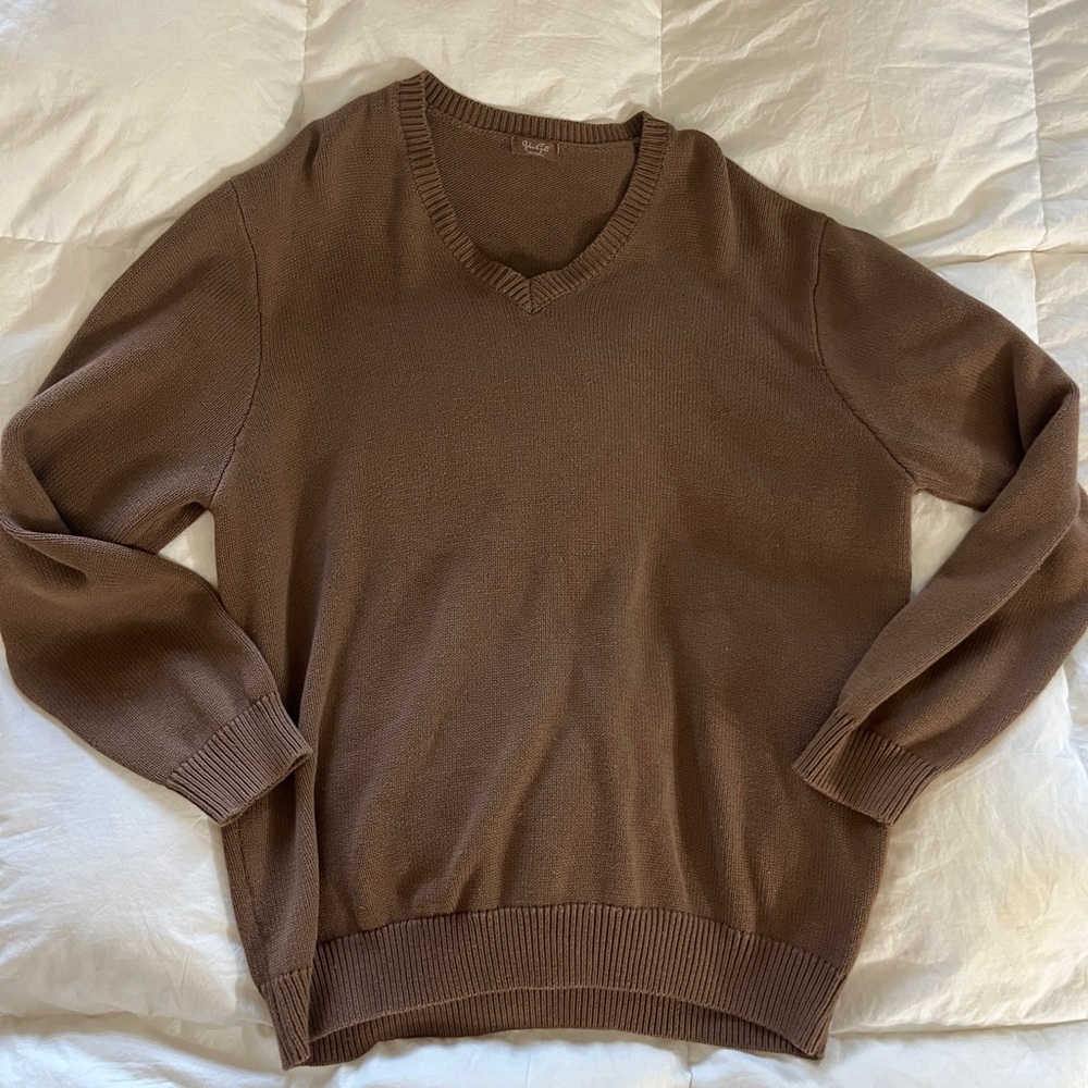 brandy melville brown sweater